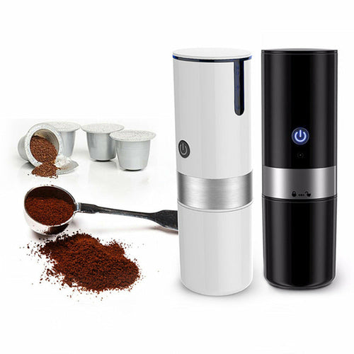 Compact portable coffee machine