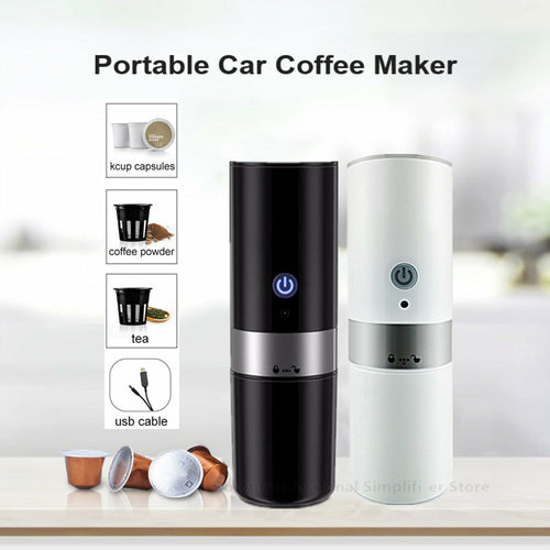 Compact portable coffee machine