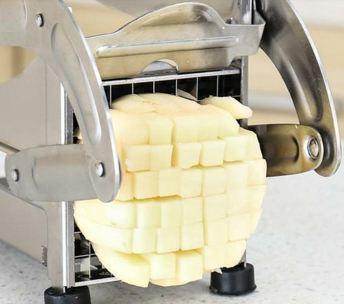 French Fries and Potato Cutter