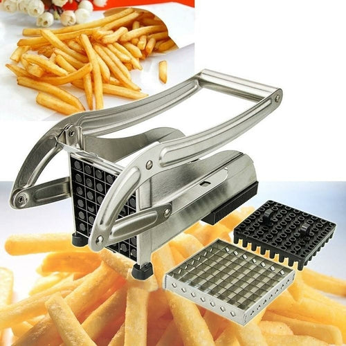 French Fries and Potato Cutter